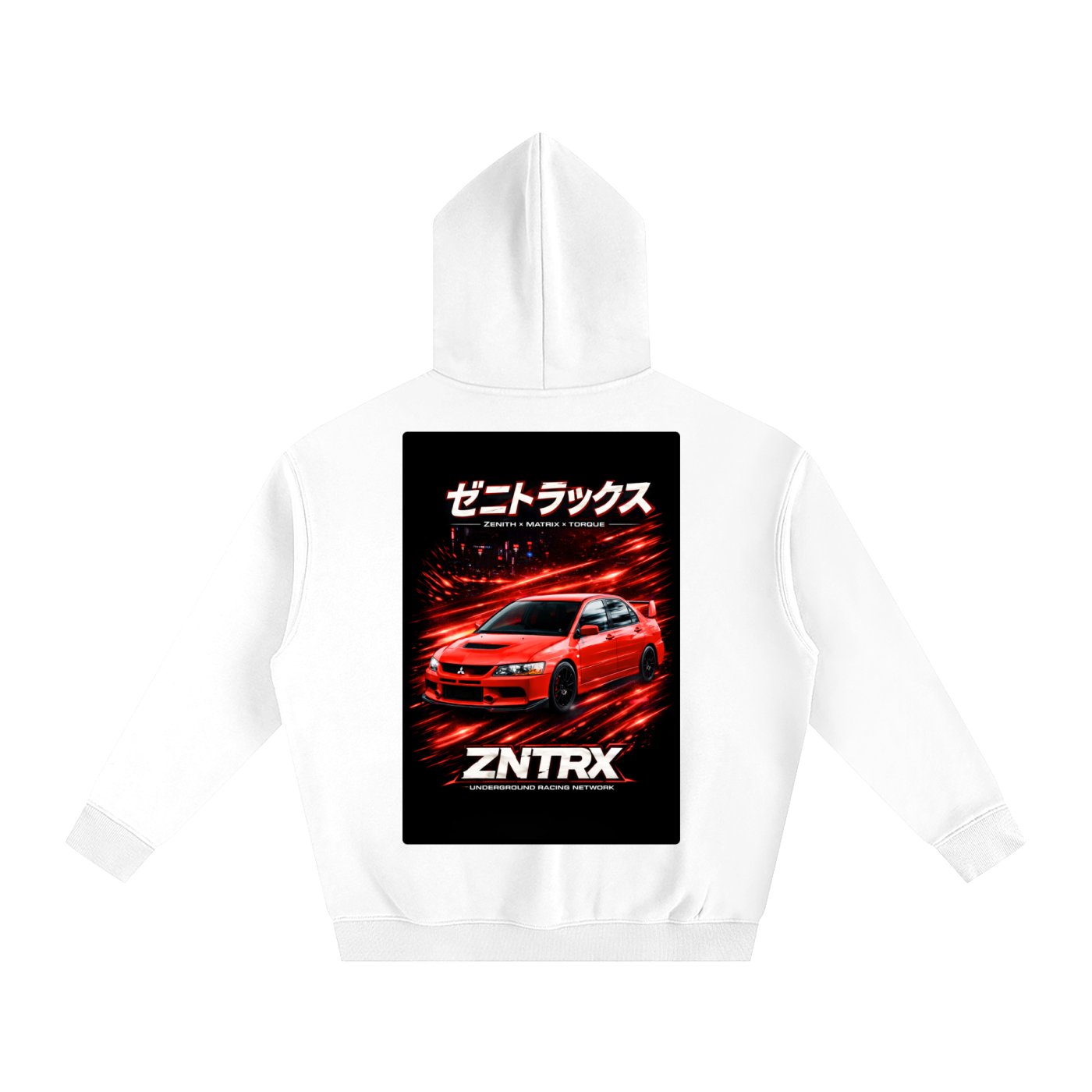 Evo IX Graphic Hoodie Oversized