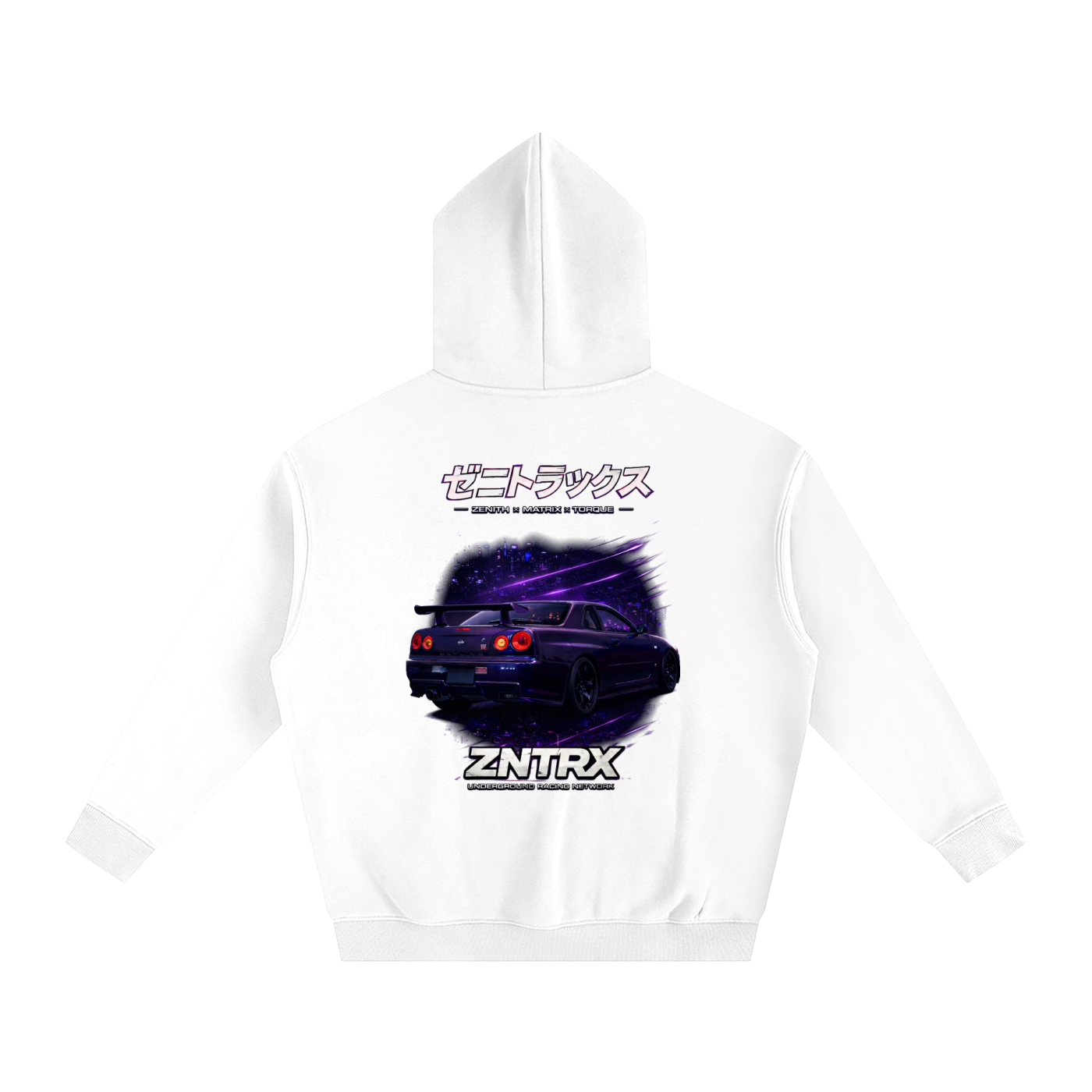 R34 GTR Graphic Hoodie Oversized
