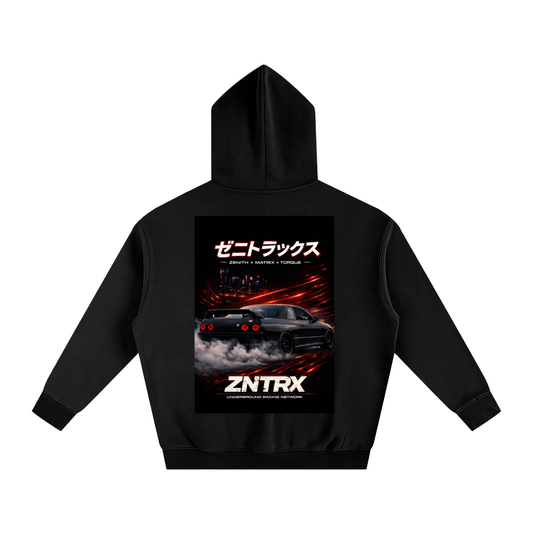 R32 Skyline Graphic Hoodie Oversized