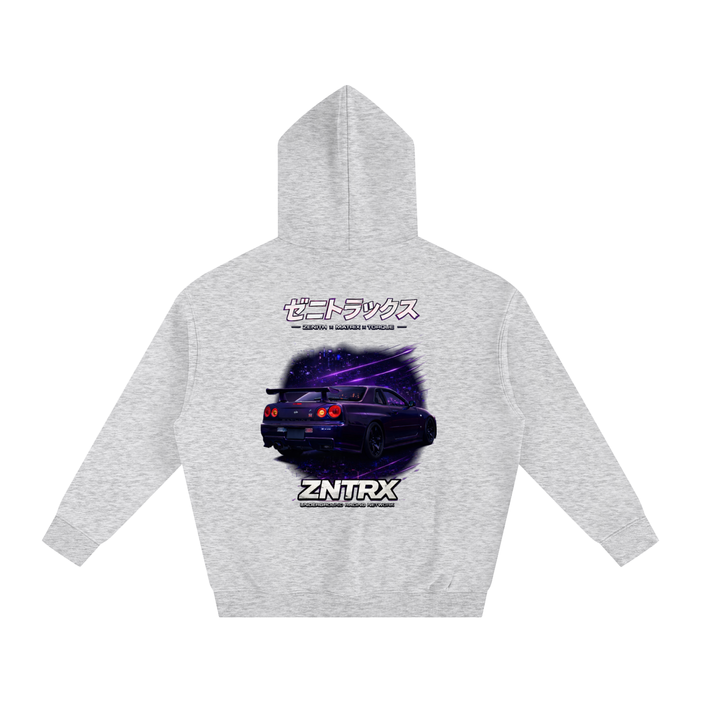 R34 GTR Graphic Hoodie Oversized